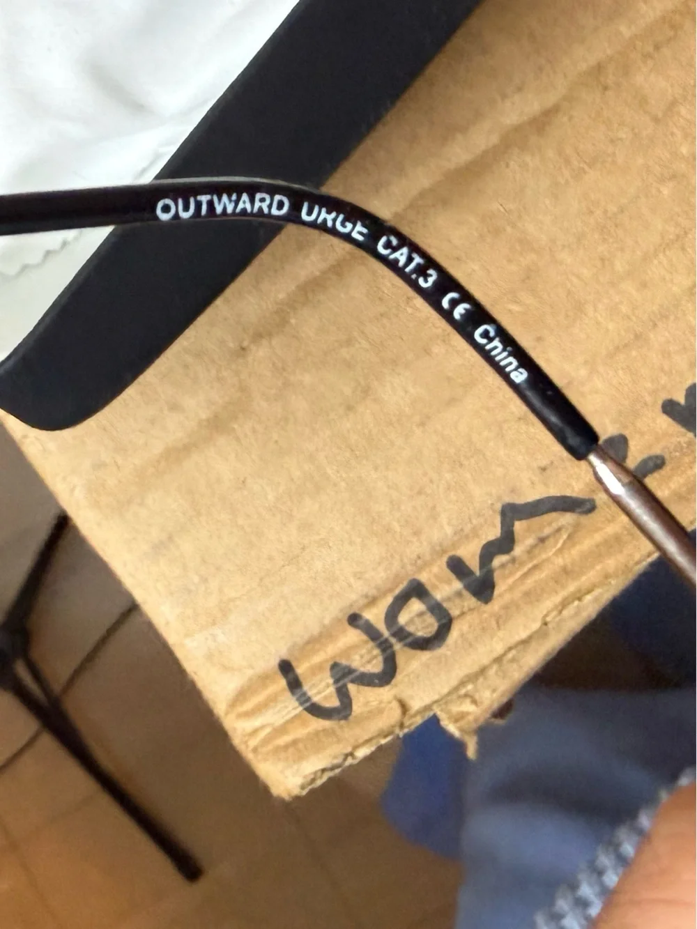 Spitfire Outward Urge Clear Cat Eye Sunglasses